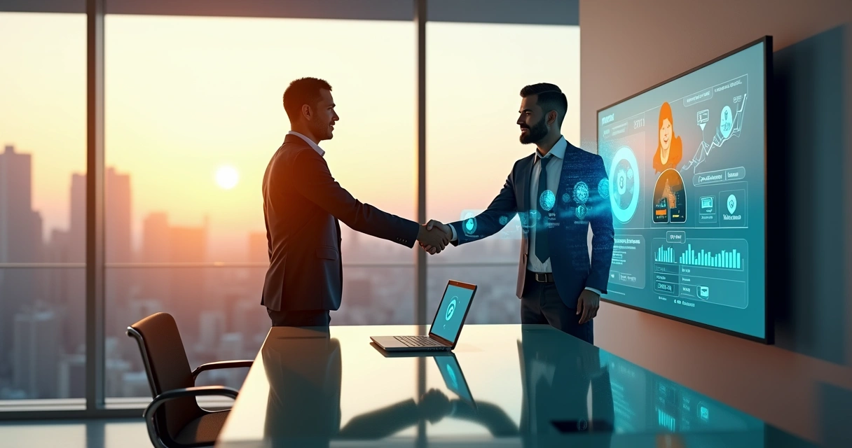 Parceria entre empresa e fornecedor de terceirização de atendimento em ambiente híbrido digital